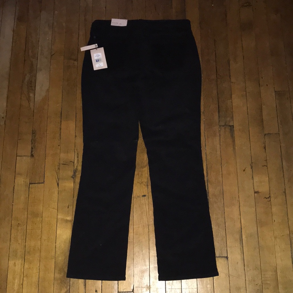 NYDJ Black Straight-Leg Trousers